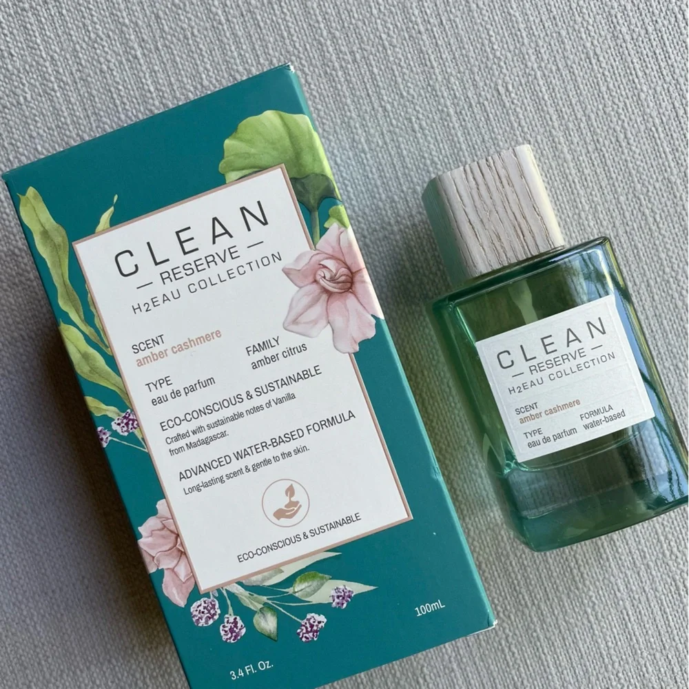 Clean Reserve H2EAU Collection - amber cashmere 3.4oz